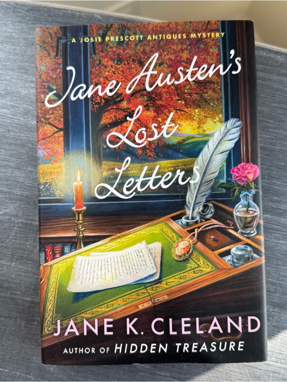 Jane K. Cleland "Jane Austen's Lost Letters" Hardcover - Fall Colors Edition